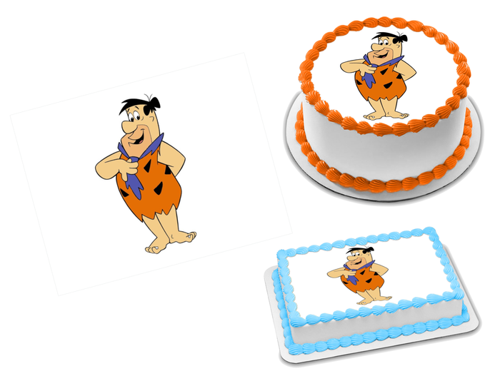 Flintstones Fred Edible Image Frosting Sheet #24 Topper (70+ sizes)
