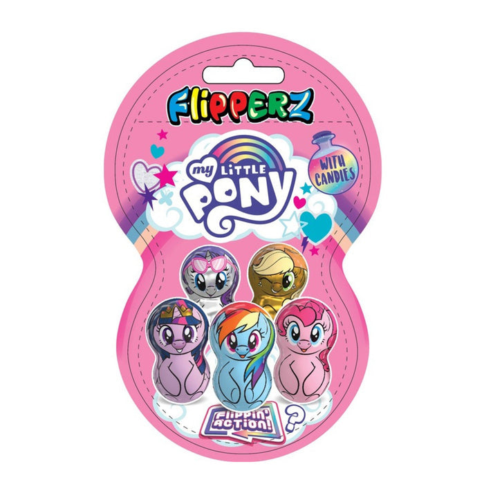 Bring a pop of color and fruity sweetness to snack time with Flipperz My Little Pony Candy.