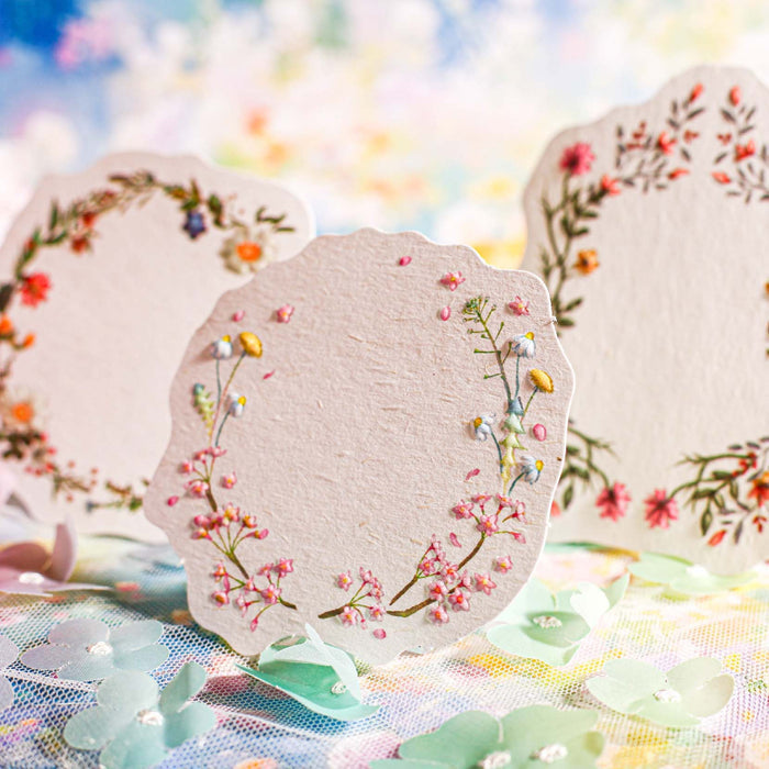 Floral Wreath Series Decorative Paper