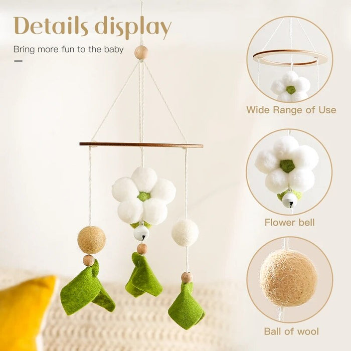 Flower Crib Mobile - Cozy Nursery