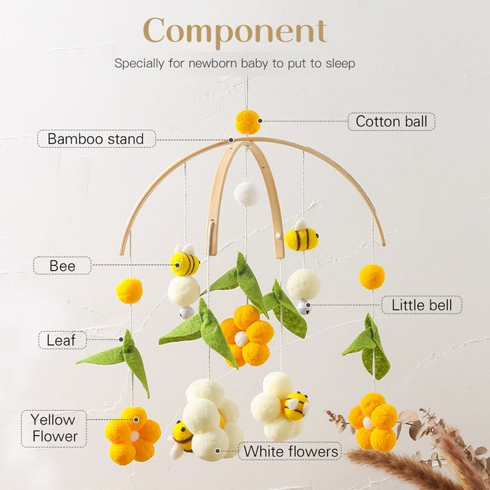 Flower Crib Mobile - Cozy Nursery