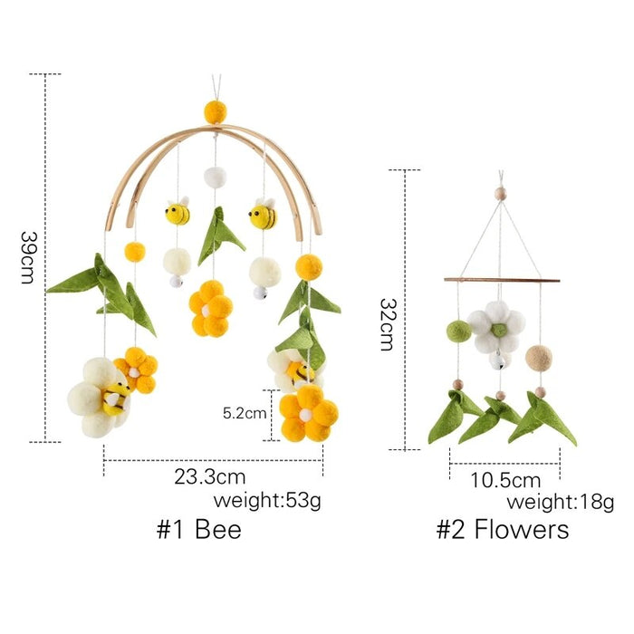 Flower Crib Mobile - Cozy Nursery