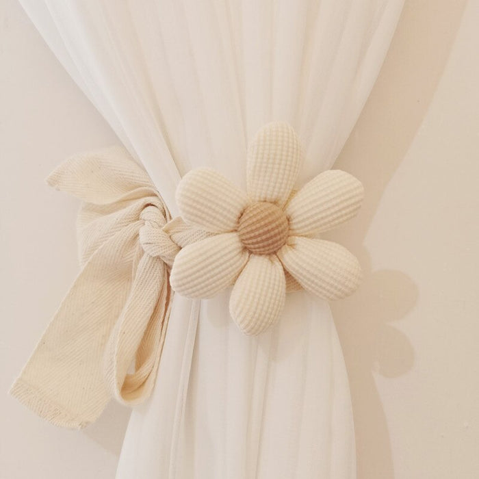 Flower Window Curtain  Holdbacks