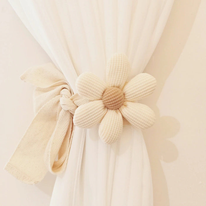 Flower Window Curtain  Holdbacks