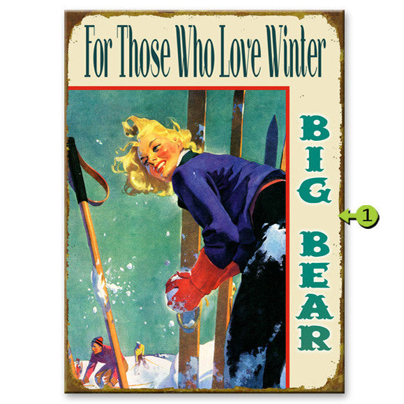 For Those Who Love Winter Custom Sign