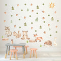 Forest Cartoon Animals Wall Stickers - Cozy Nursery