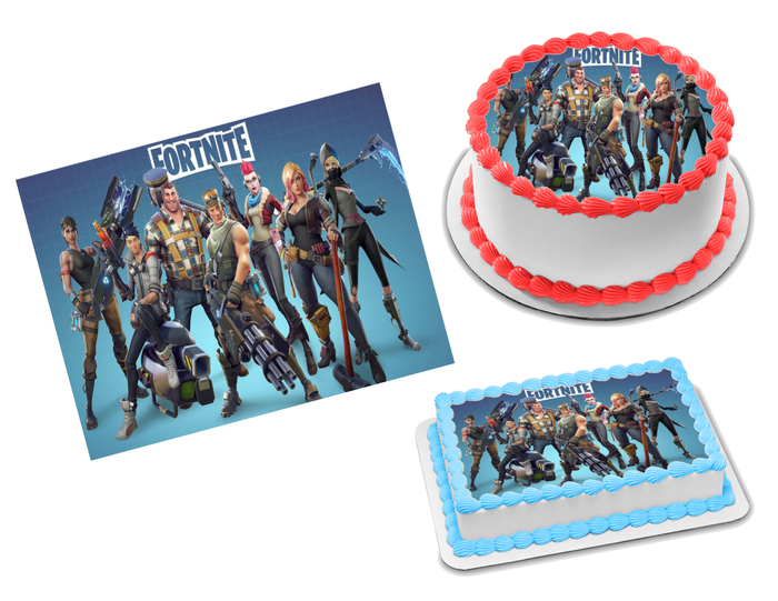 Fortnite Edible Image Frosting Sheet #5 Topper (70+ sizes)
