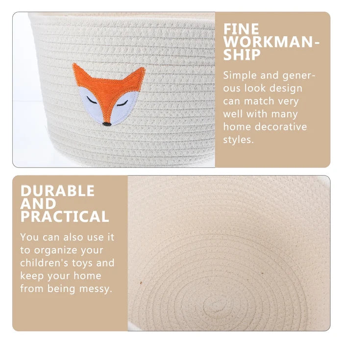 Fox Rope Storage Basket
