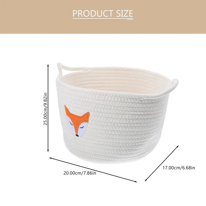 Fox Rope Storage Basket