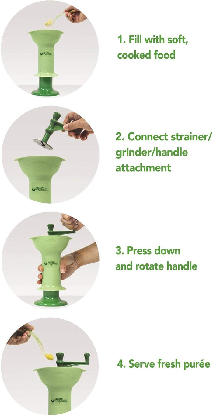 Fresh Baby Food Mill - Easily Purees Food for Baby