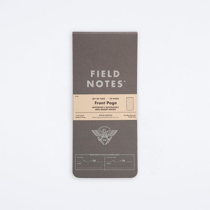 Front Page Reporter Notebook Set
