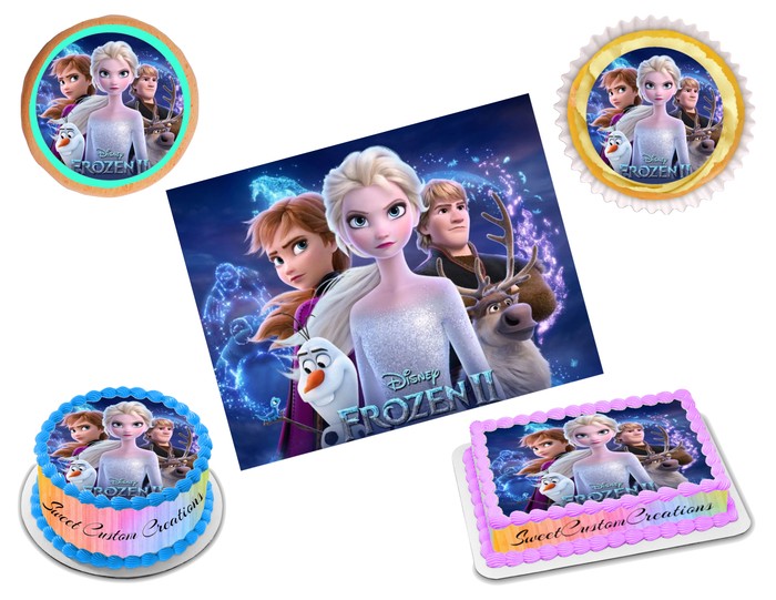 Frozen 2 Edible Image Frosting Sheet #7 Topper (70+ sizes)