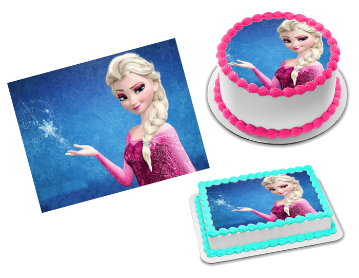 Frozen Elsa Edible Image Frosting Sheet #71 Topper (70+ sizes)