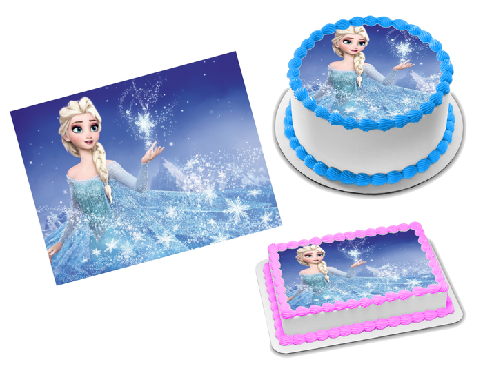 Frozen Elsa Edible Image Frosting Sheet #82 Topper (70+ sizes)