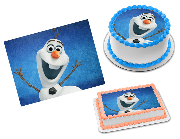 Frozen Olaf Edible Image Frosting Sheet #27 Topper (70+ sizes)