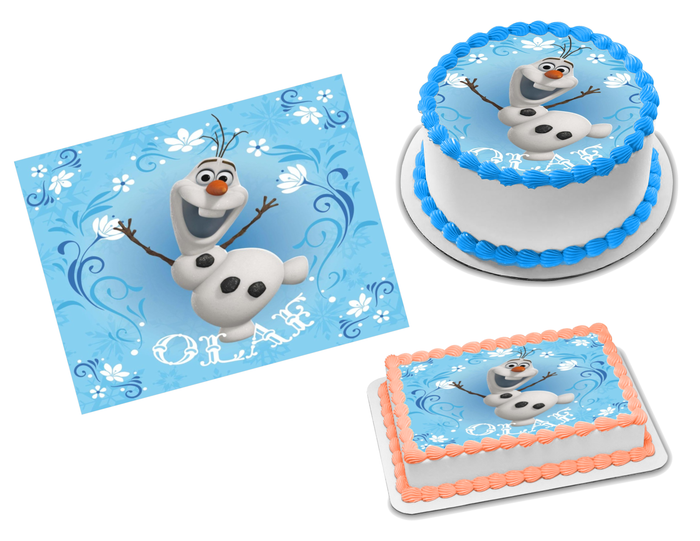 Frozen Olaf Edible Image Frosting Sheet #34 Topper (70+ sizes)
