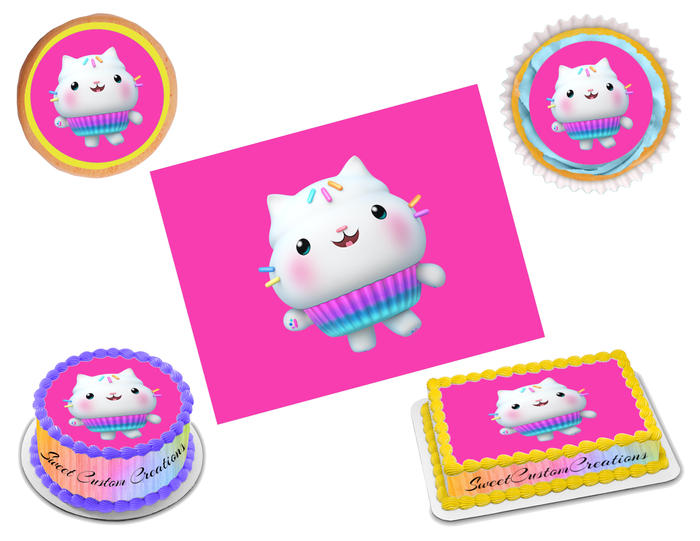 Gabby's Dollhouse Edible Image Frosting Sheet #4 Topper (70+ sizes)
