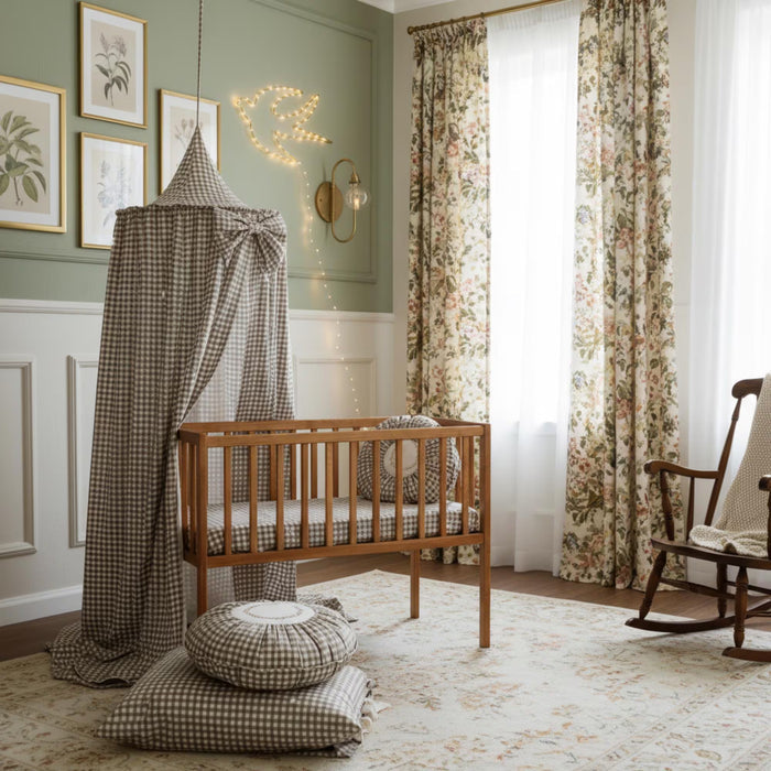 Gingham Baby Canopy