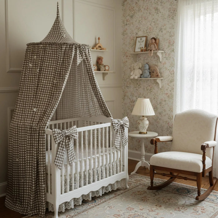 Gingham Baby Canopy