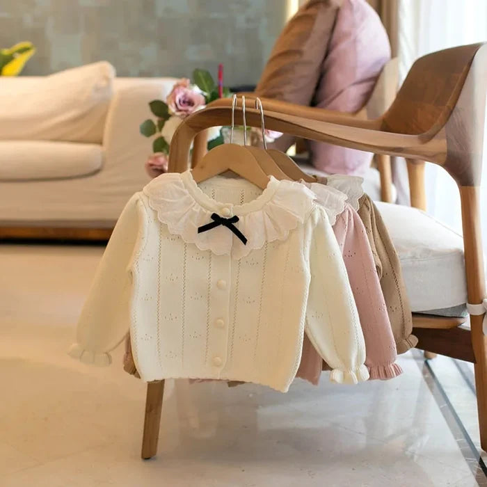 Girls Bow Cardigan