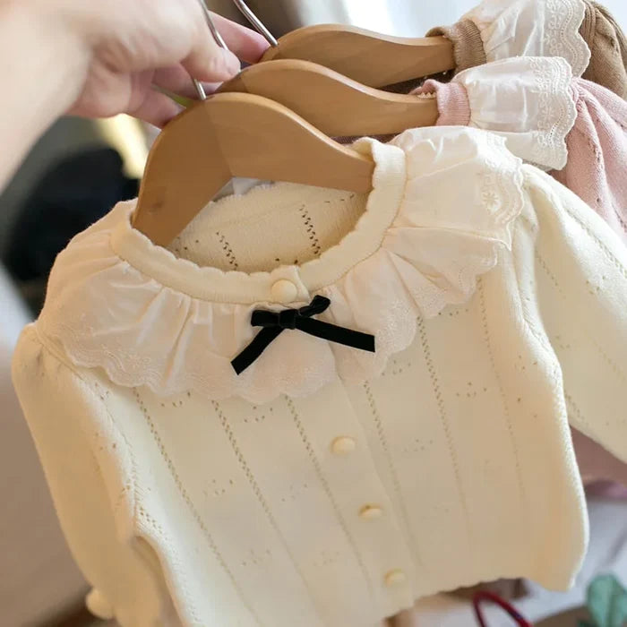 Girls Bow Cardigan