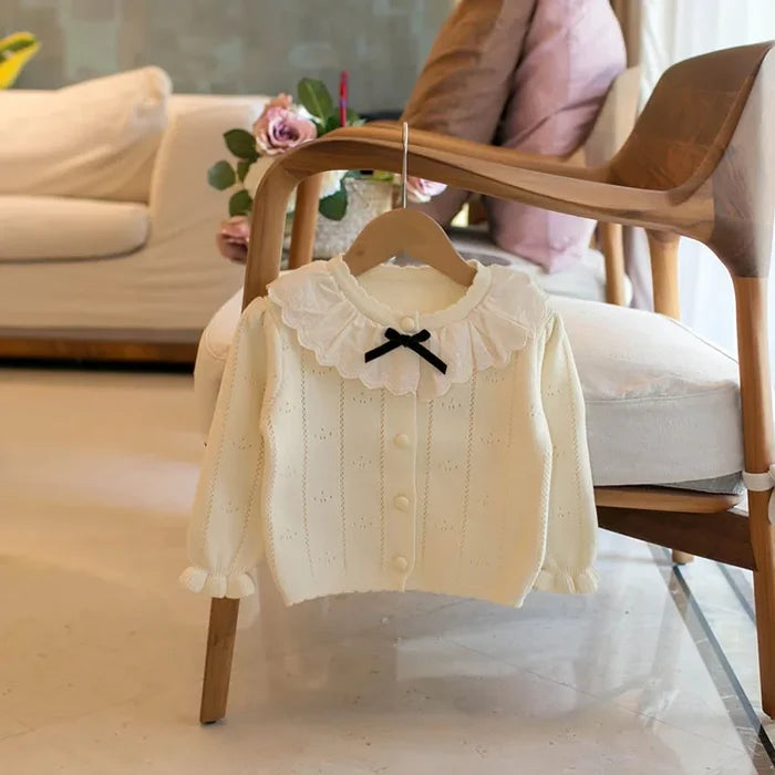 Girls Bow Cardigan