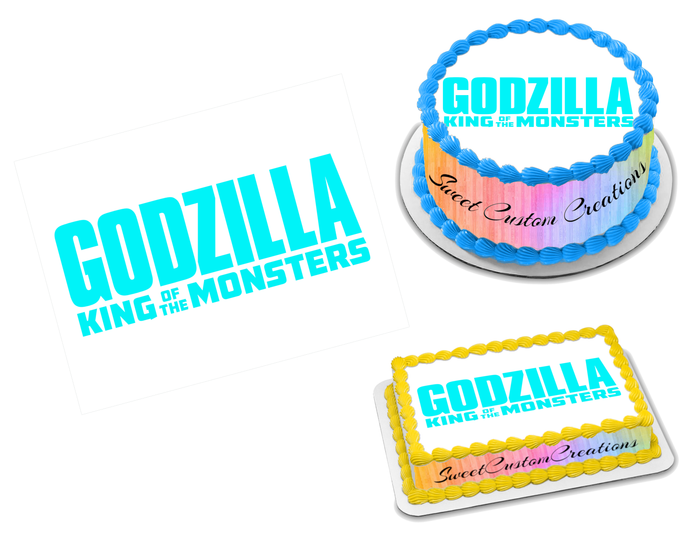 Godzilla King of the Monsters Edible Image Frosting Sheet #10 (70+ sizes)