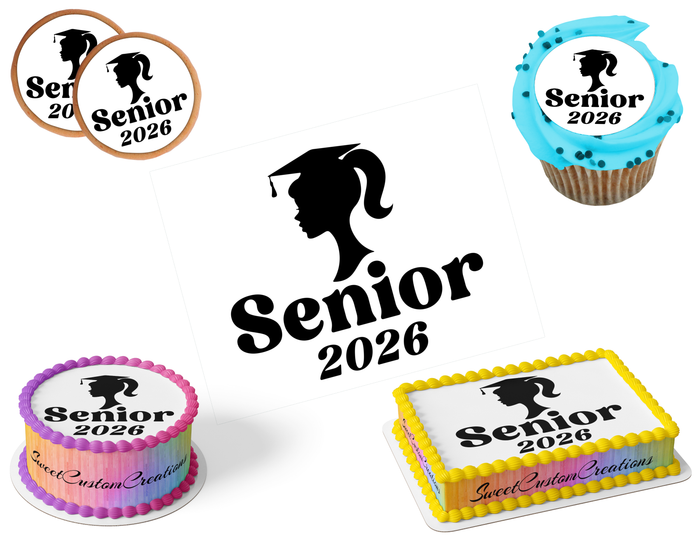 Graduation Edible Image Frosting Sheet #20 (80+ sizes)