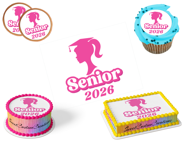 Graduation Edible Image Frosting Sheet #21 (80+ sizes)