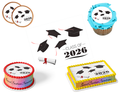Graduation Edible Image Frosting Sheet #5 (80+ sizes)