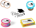 Graduation Edible Image Frosting Sheet #6 (80+ sizes)