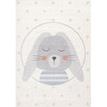 Gray Hare rug - Cozy Nursery