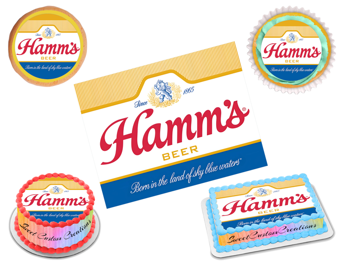 Hamms Edible Image Frosting Sheet #1 Topper (80+ sizes)