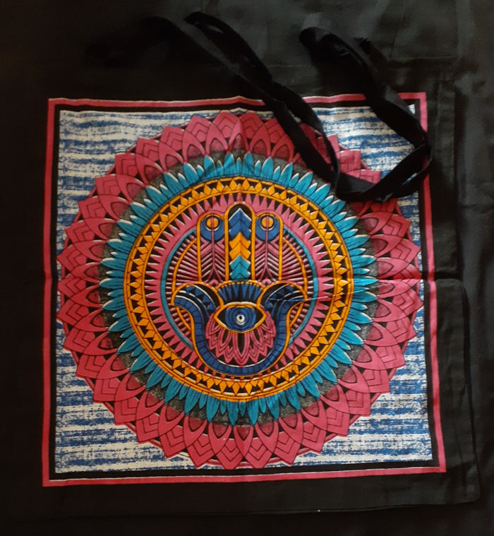 HAMSA TOTE BAG -  MULTICOLOR