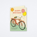 Happy Birthday Bicycle Card