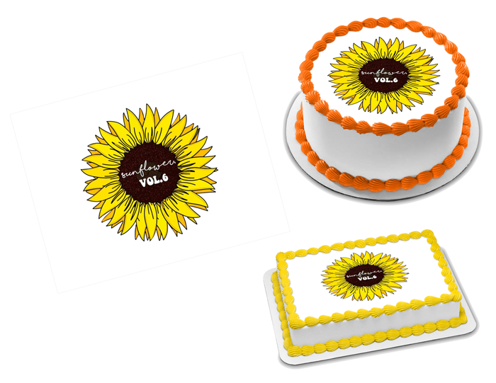 Harry Styles Sunflower Vol 6 Edible Image Frosting Sheet #3 (70+ sizes)