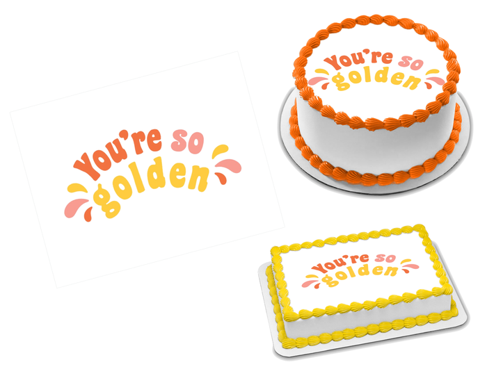 Harry Styles You're So Golden Edible Image Frosting Sheet #2 (70+ sizes)