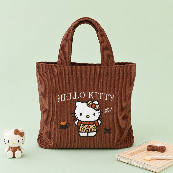 Hello Kitty Daily Corduroy Tote Bag