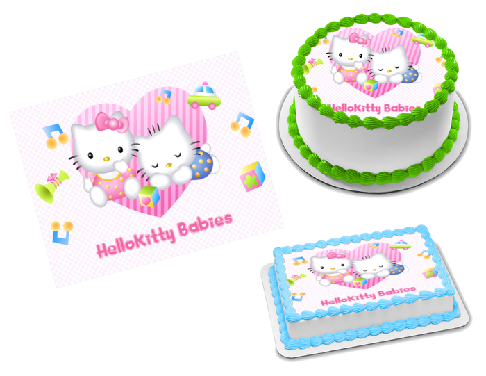 Hello Kitty Edible Image Frosting Sheet #16 (70+ sizes)