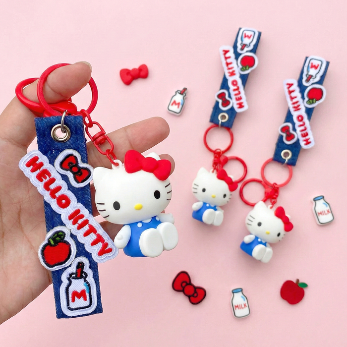 Hello Kitty Milkshake Keychain - Limited Edition