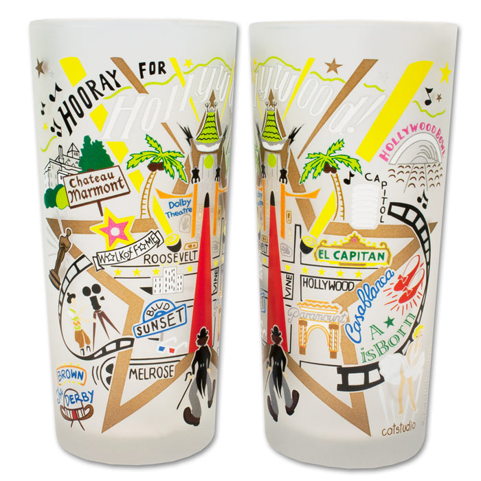 Hollywood Frosted Glass Tumbler