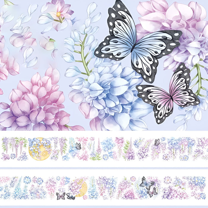 Holo Wisteria Clear Masking Tape - Extra Wide