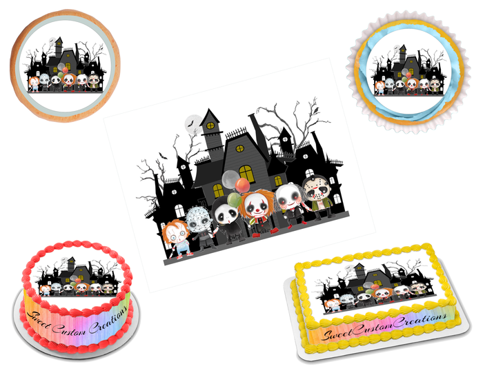 Horror Movie Kids Edible Image Frosting Sheet #3 (70+ sizes)