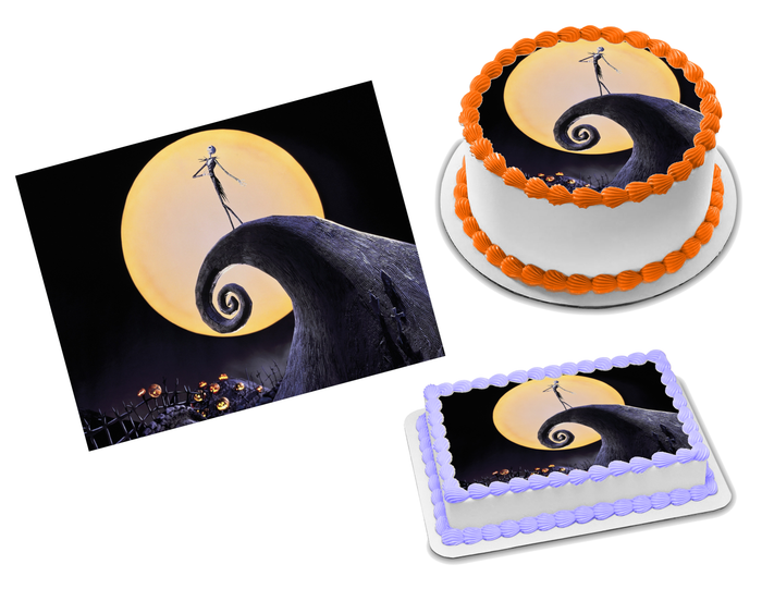 Jack Skellington Edible Image Frosting Sheet #2 (70+ sizes)