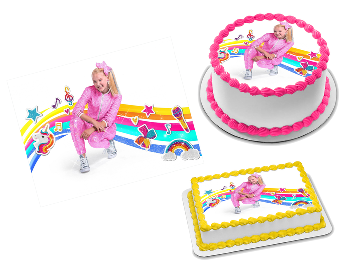 JoJo Siwa Edible Image Frosting Sheet #37 (70+ sizes)