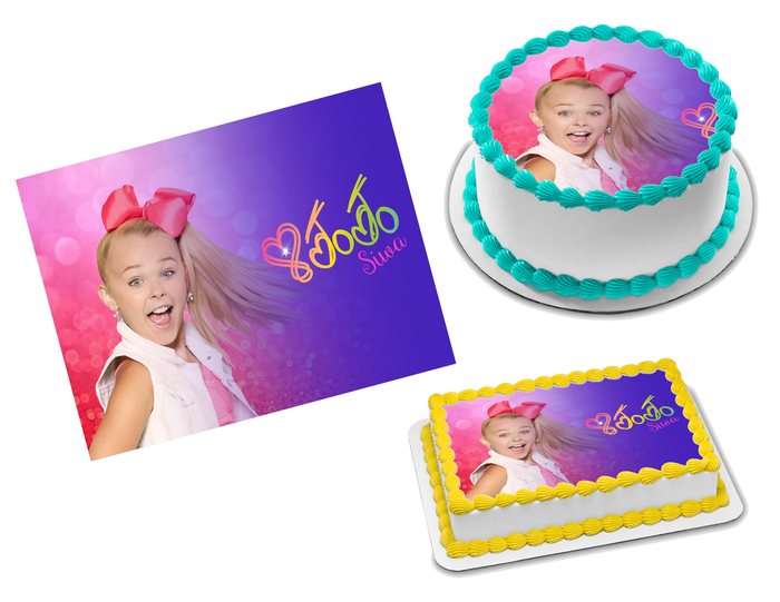 JoJo Siwa Edible Image Frosting Sheet #6 (70+ sizes)