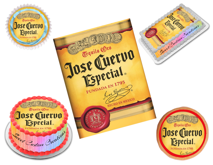 Jose Cuervo Edible Image Frosting Sheet #3 (70+ sizes)