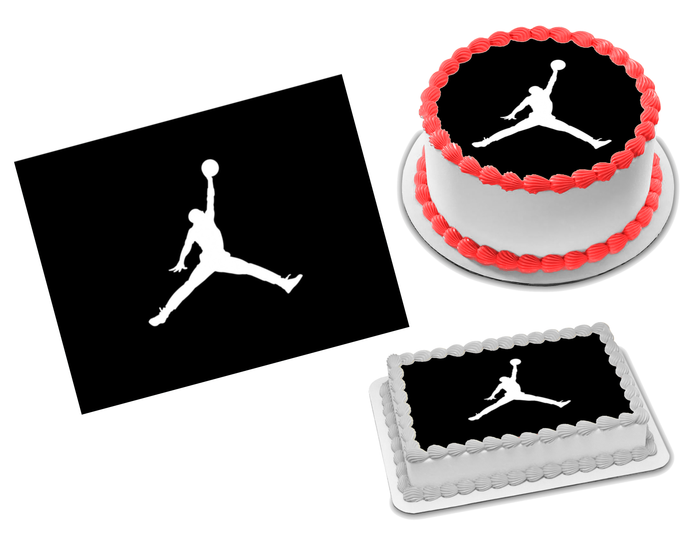 Jordan Jumpman Edible Image Frosting Sheet #1 (70+ sizes)