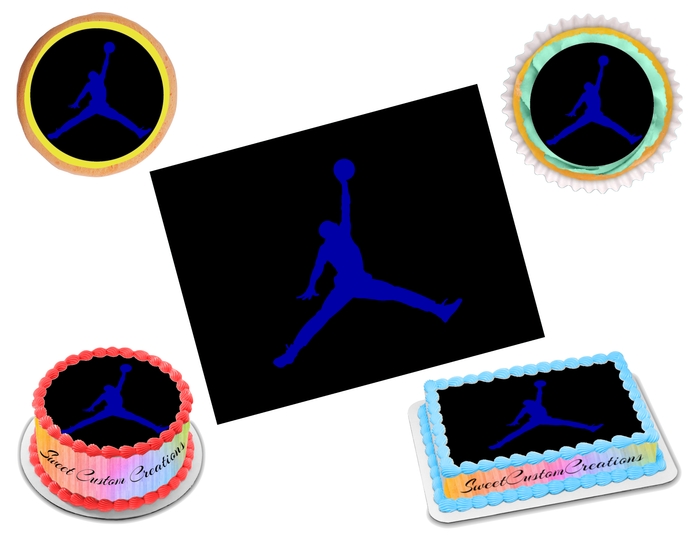 Jordan Jumpman Edible Image Frosting Sheet #15 (80+ sizes)