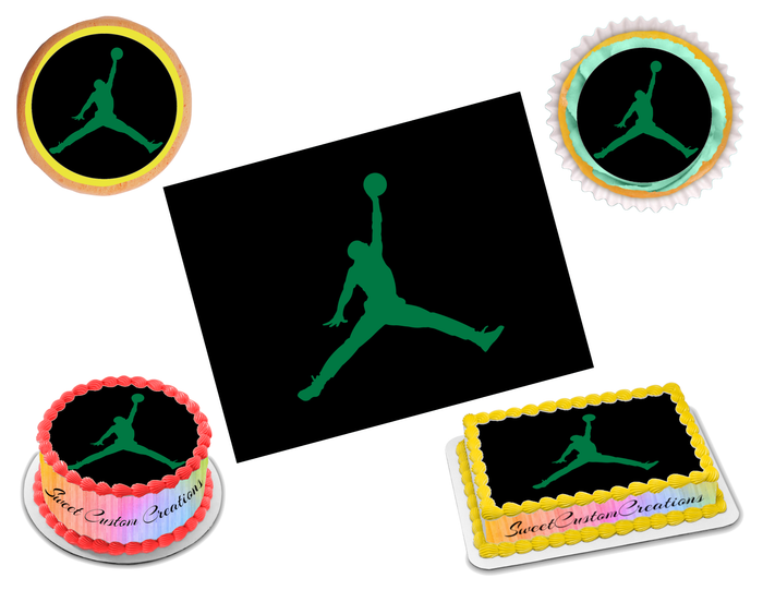 Jordan Jumpman Edible Image Frosting Sheet #21 (80+ sizes)